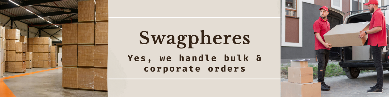 Yes, we handle bulk & corporate orders